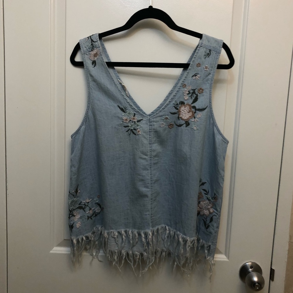 AMERICAN EAGLE OUTFITTERS: Denim Tank Top